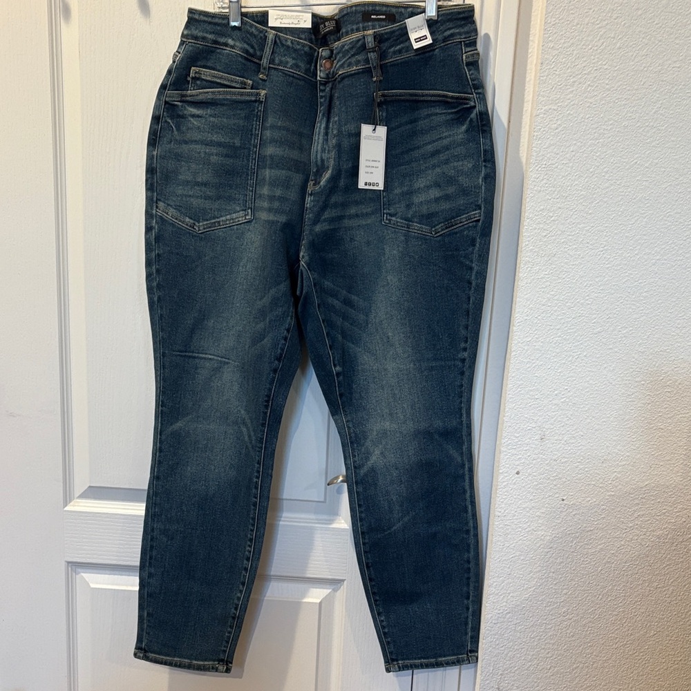 Judy Blue Dark Wash Straight Leg Jeans